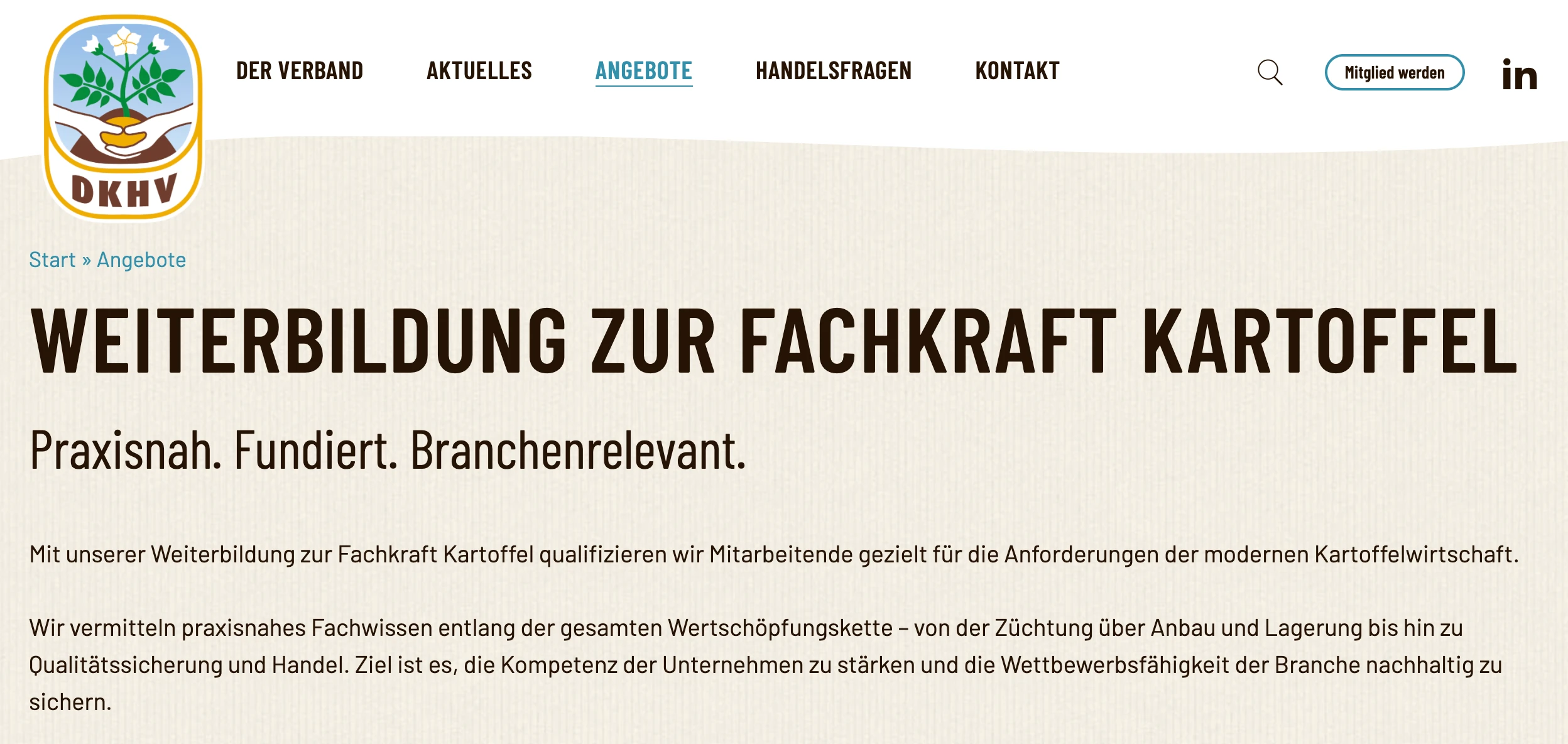 Fachkraft Kartoffel