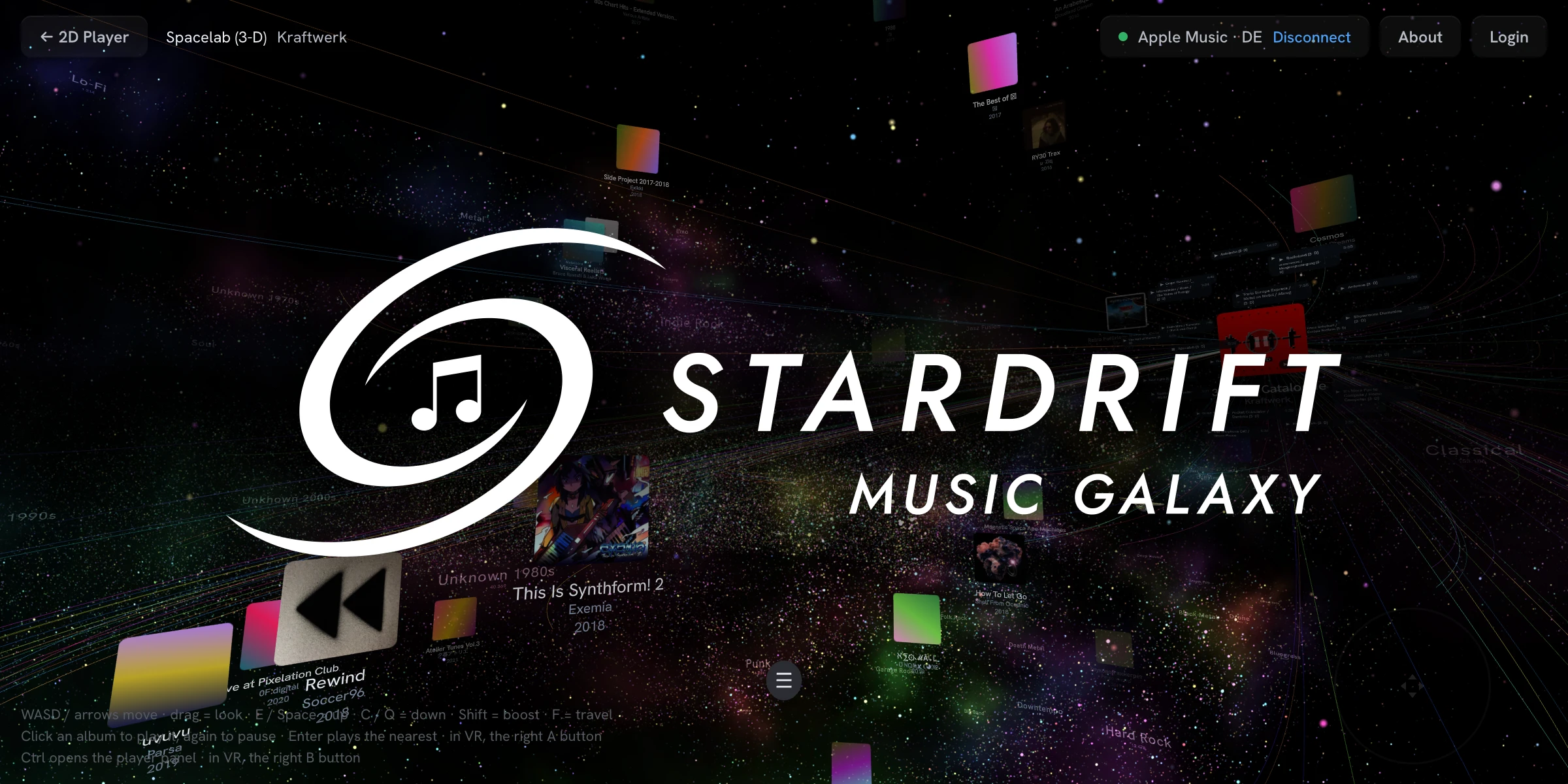 Stardrift Music Galaxy
