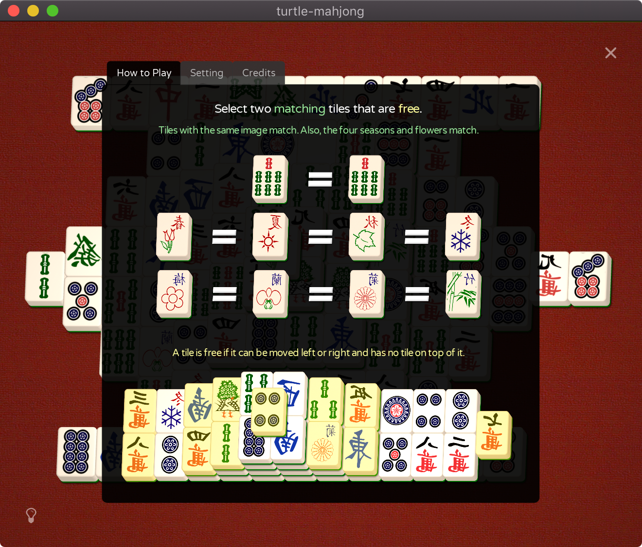 Turtle Mahjong Screenshot