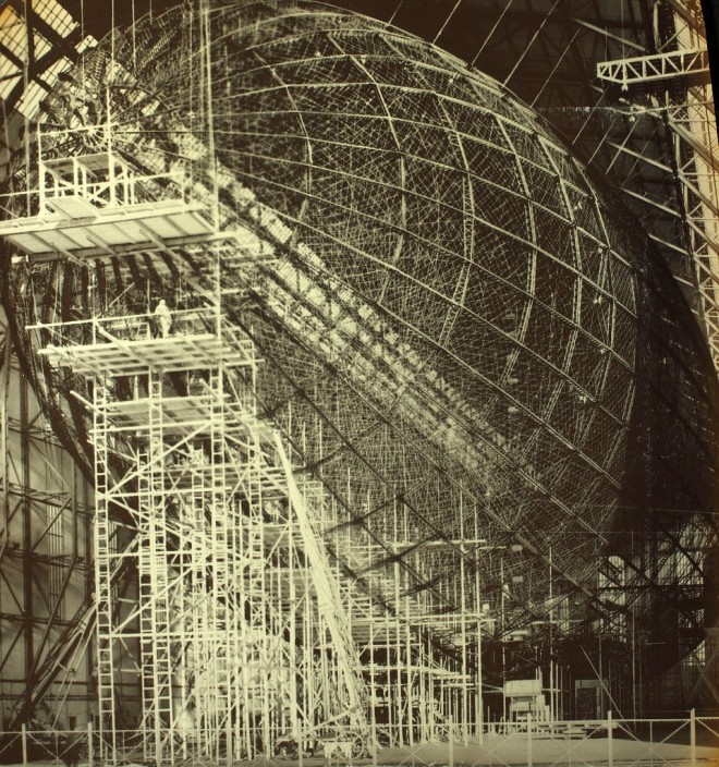 Konstruktion der Hindenburg, 1935